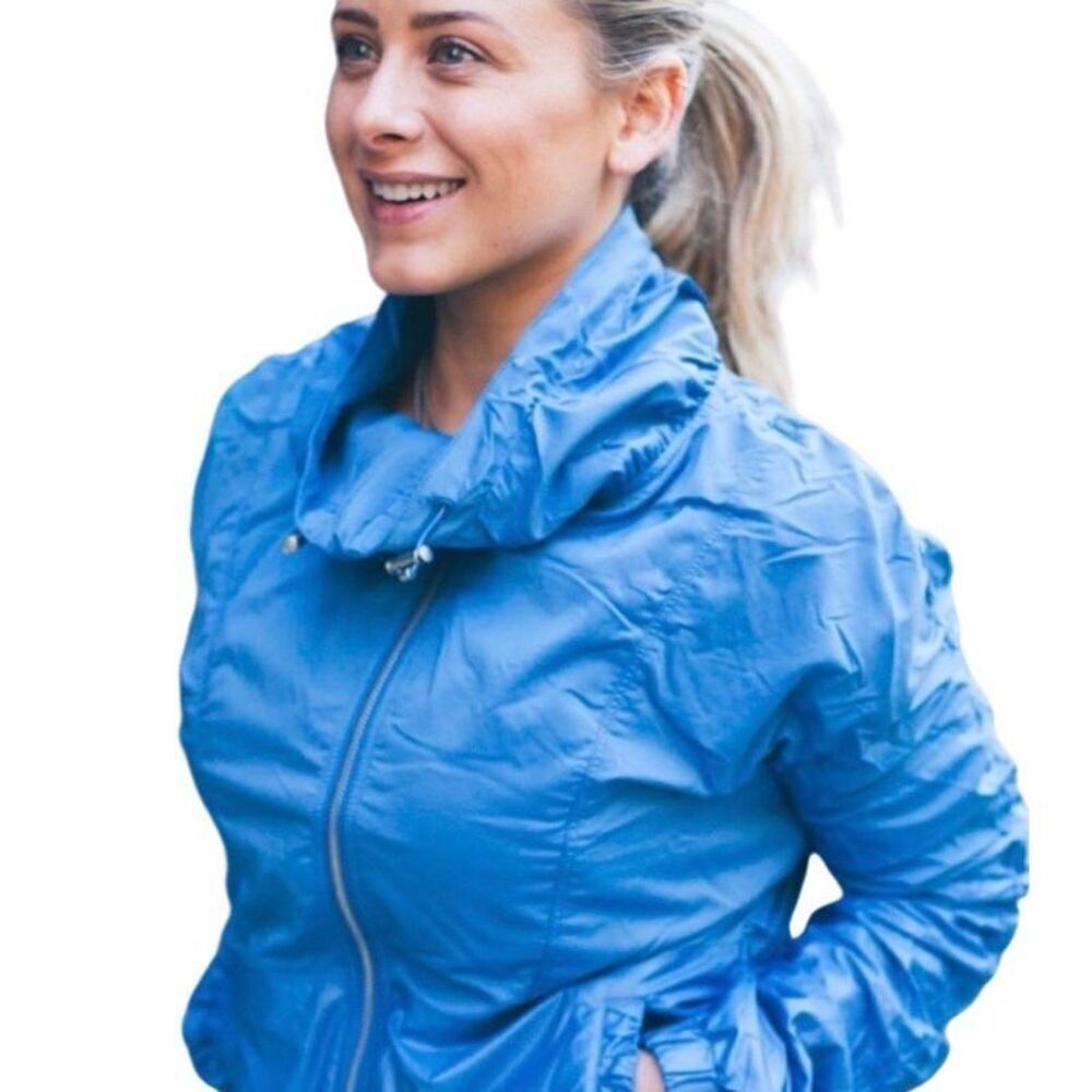 Lorna Jane active women’s dusty blue night runner, jacket, size small